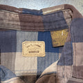 St. Johns Bay Brown and Navy Flannel