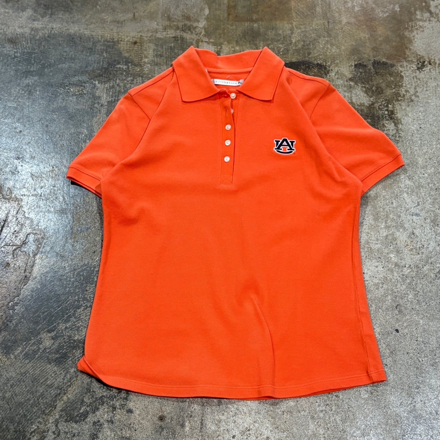 DS Women's Orange Auburn AU Cutter & Buck Polo 3
