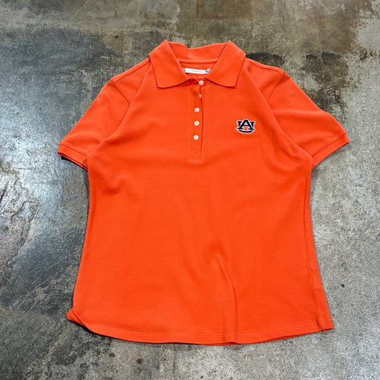DS Women's Orange Auburn AU Cutter & Buck Polo 3