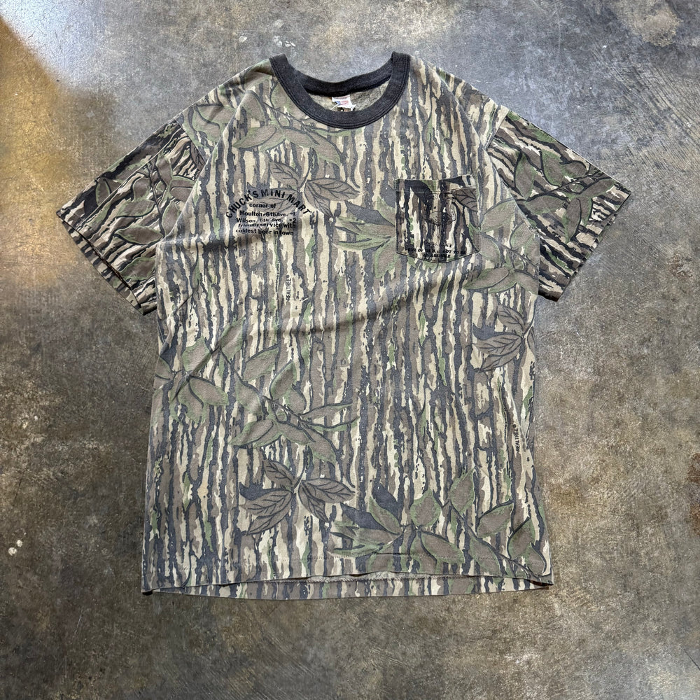 Chuck's Mini Mart Camo Pocket Tee