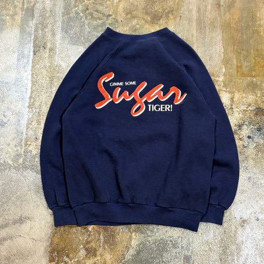 Navy Gimme Some Sugar Tiger! Crewneck