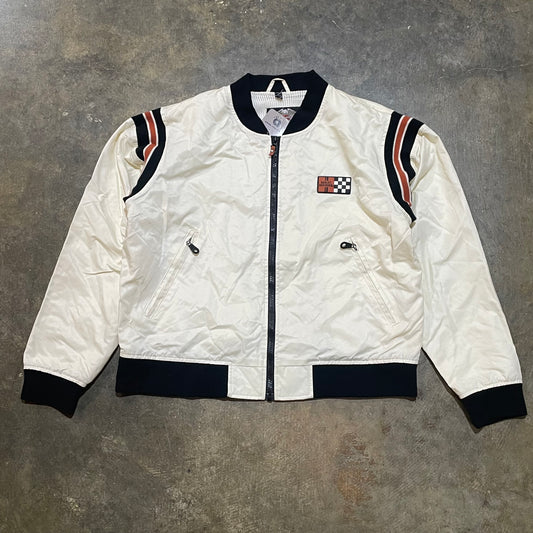 Harley White Varsity Jacket