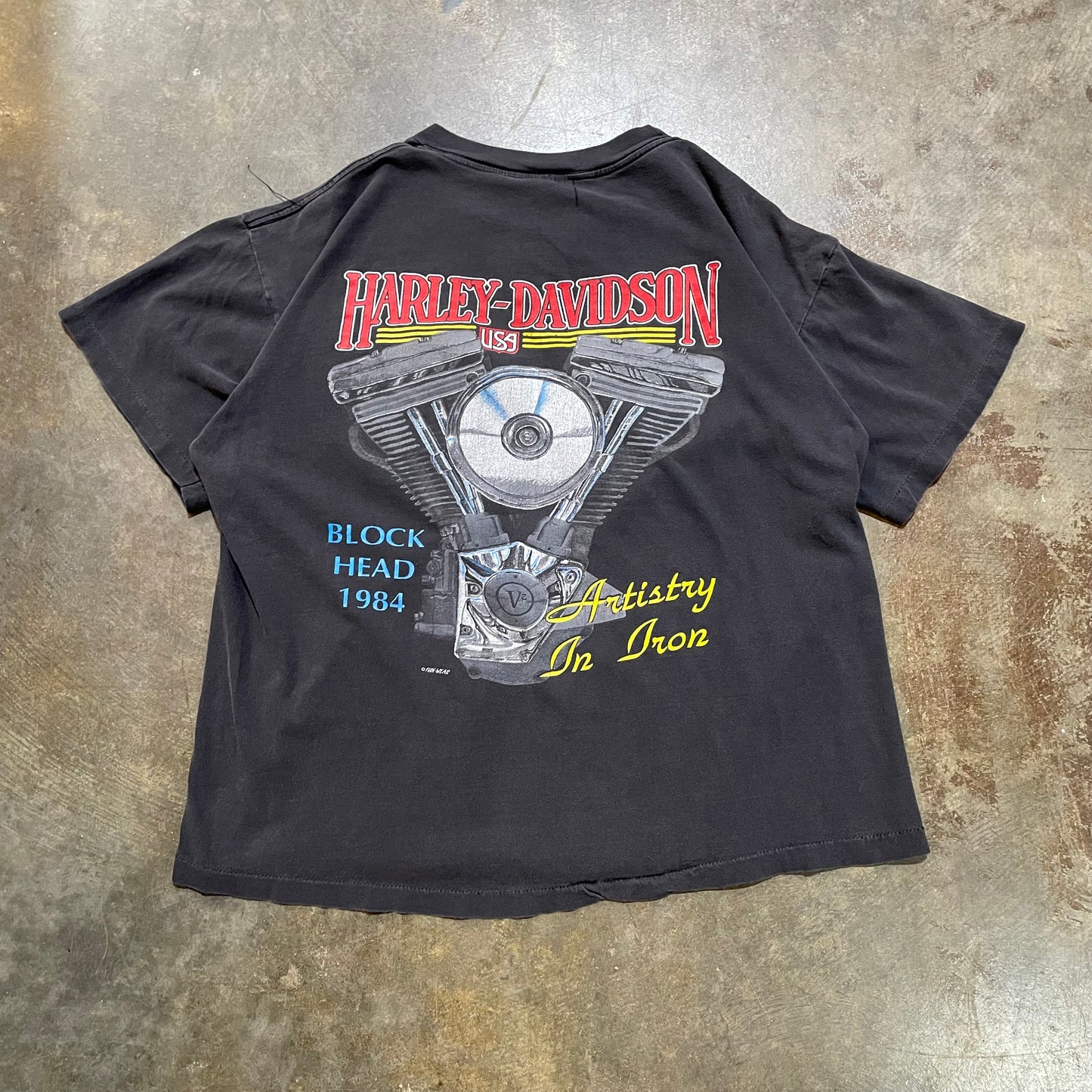 Harley Block Head 1984 Engine tee