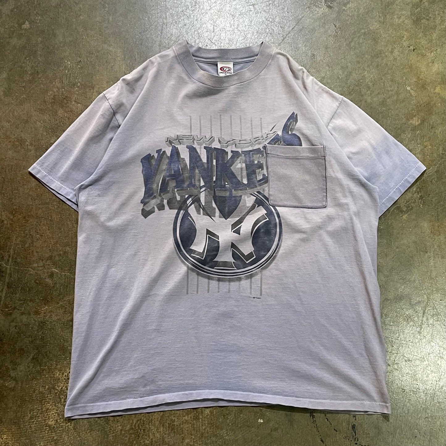 New York Yankees Pocket Faded Tee