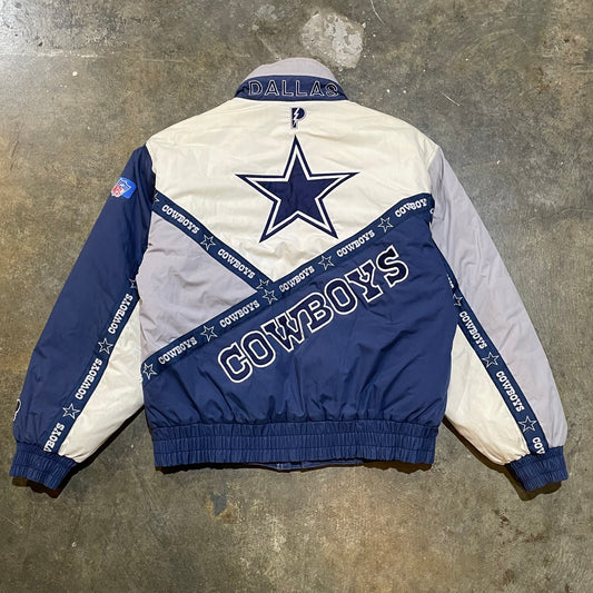 Pro Player Dallas Cowboys Taped Logo Puffer Jacket