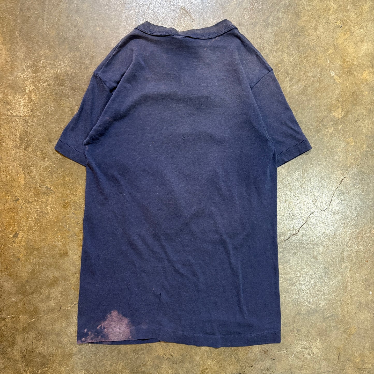Auburn Wide Tiger Face Distressed Tee