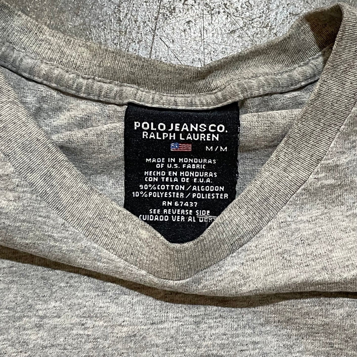 Grey Polo Jeans RL tee