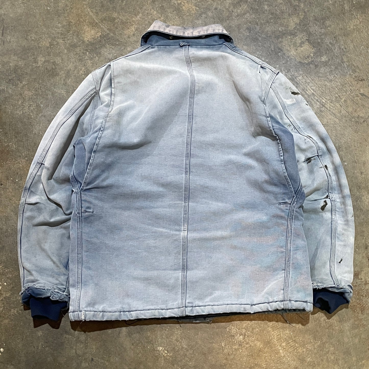 Faded Blue Carhartt arctic Jacket