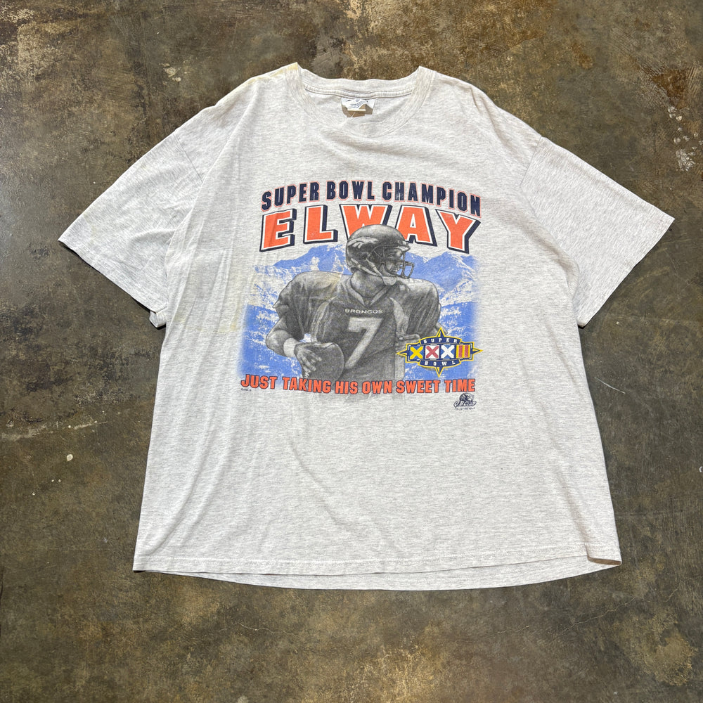 Grey Super Bowl Champ Elway Tee