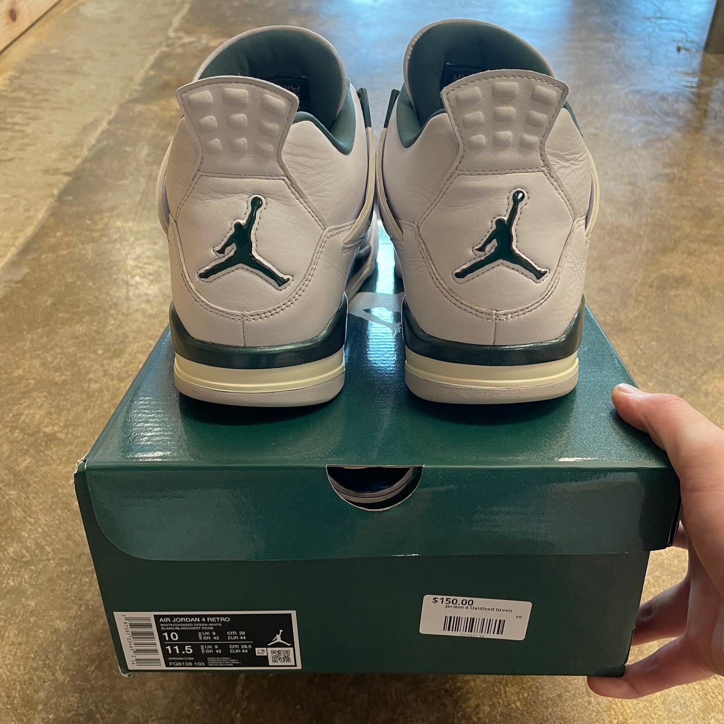 Jordan 4 Oxidized Green