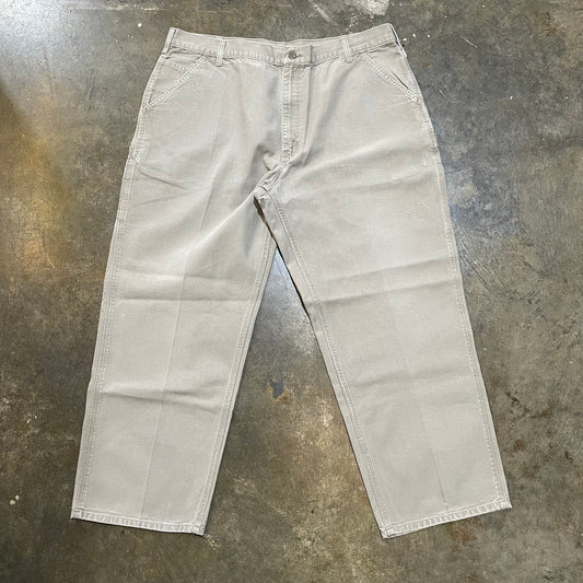 Carhartt Taupe Carpenter Pants1