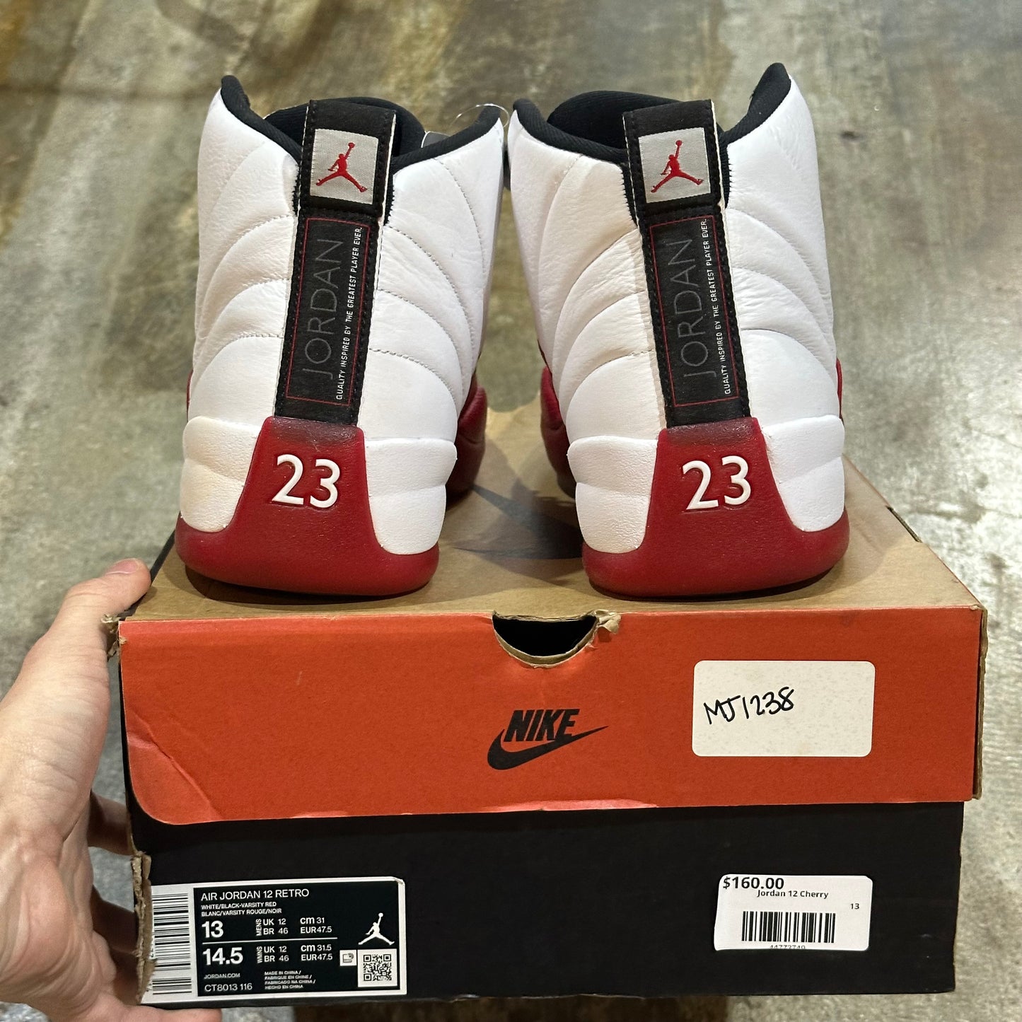 Jordan 12 Cherry