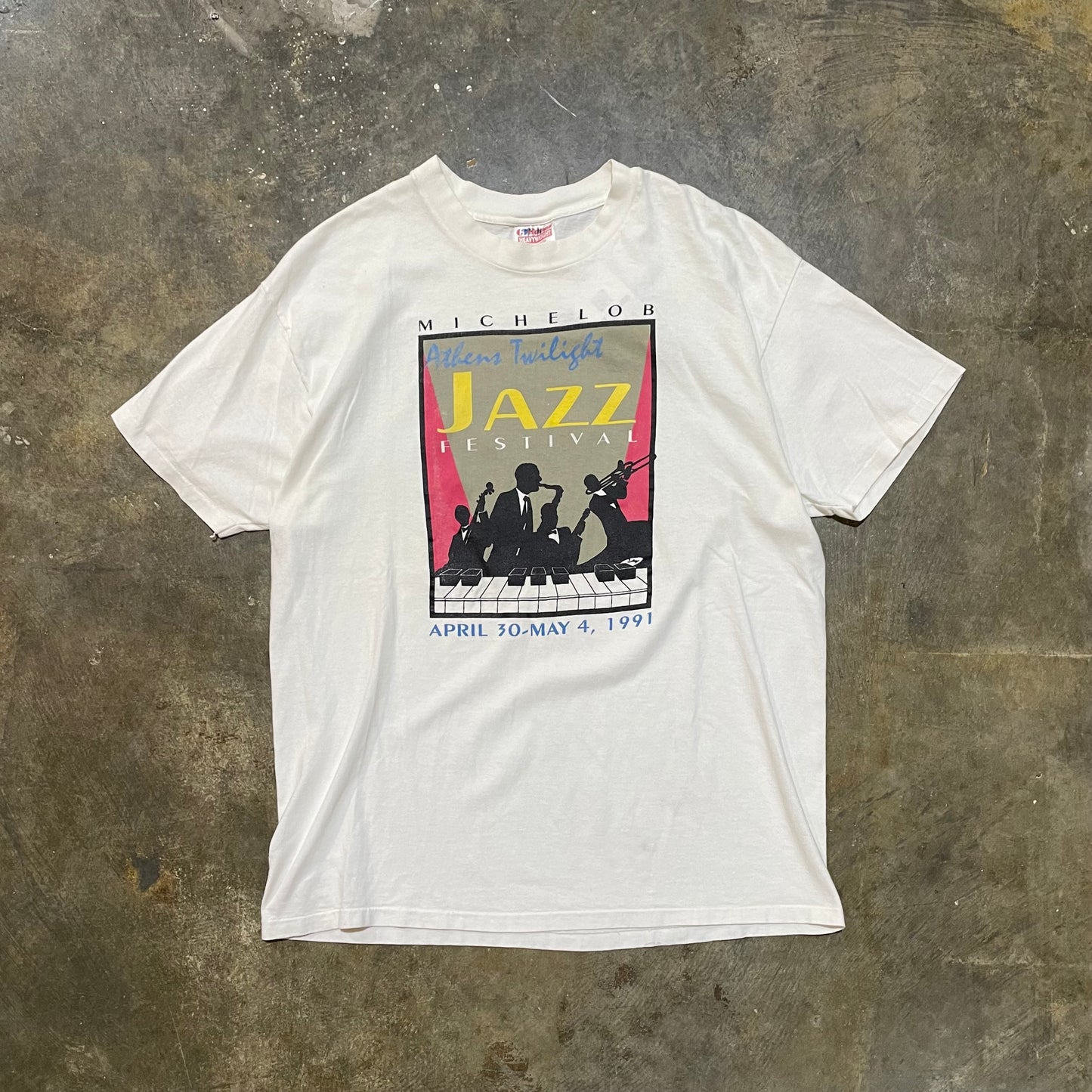 1991 Michelob Athens Jazz Night Tee