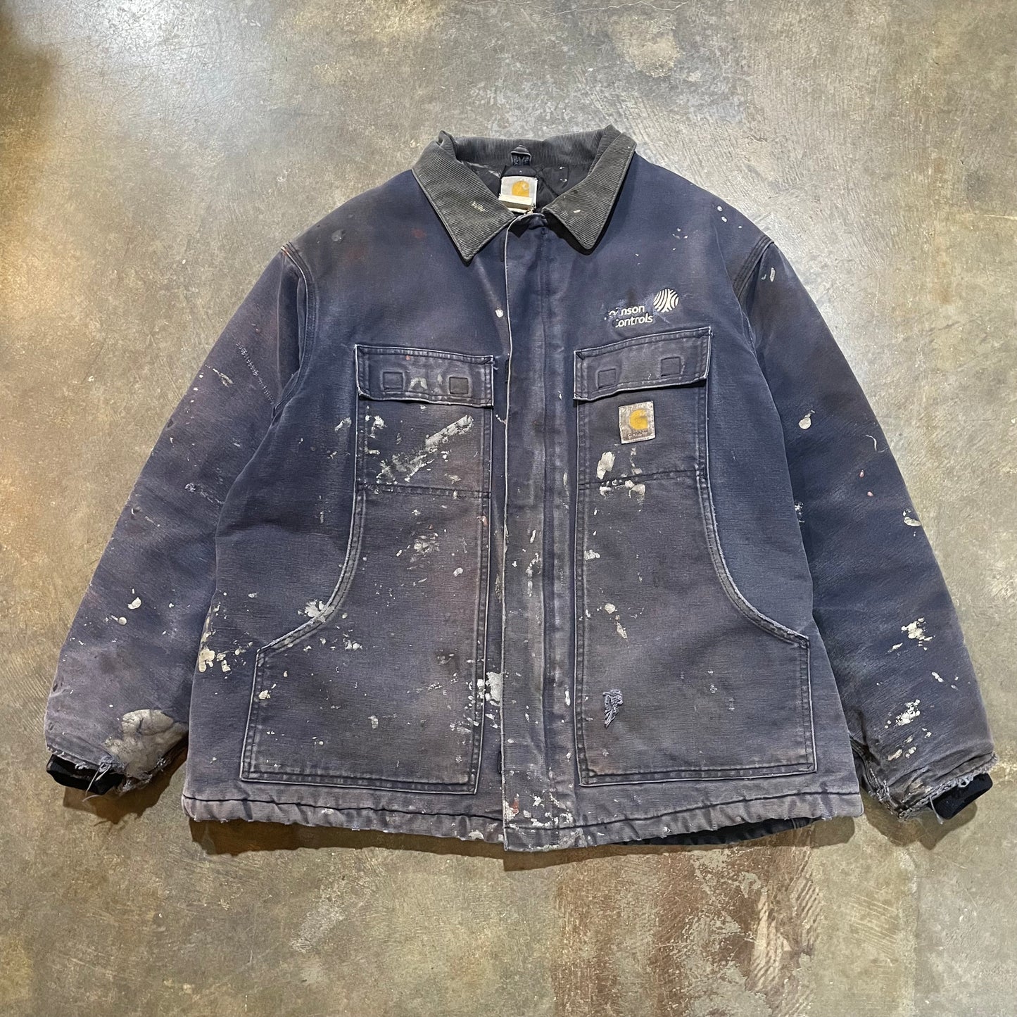 Navy Carhartt Johnson Controls Jacket31