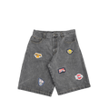 Marc Ecko Patchwork Shorts - Charcoal Gray (38x13)