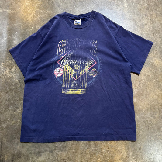 1996 Faded Yankees World Series Trophy Tee