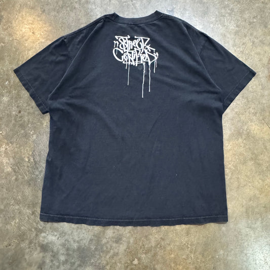 Black Scar Face Tee