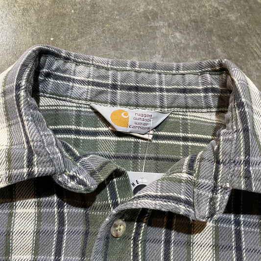 Green and Grey Carhartt Flannel