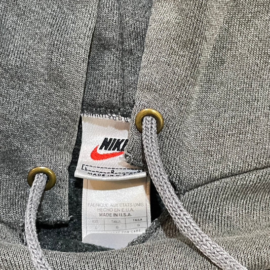 Nike Charcoal Neck Cut Hoodie