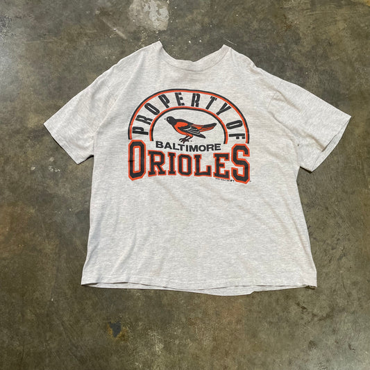 Propery of Baltimore Orioles Heather Grey Tee