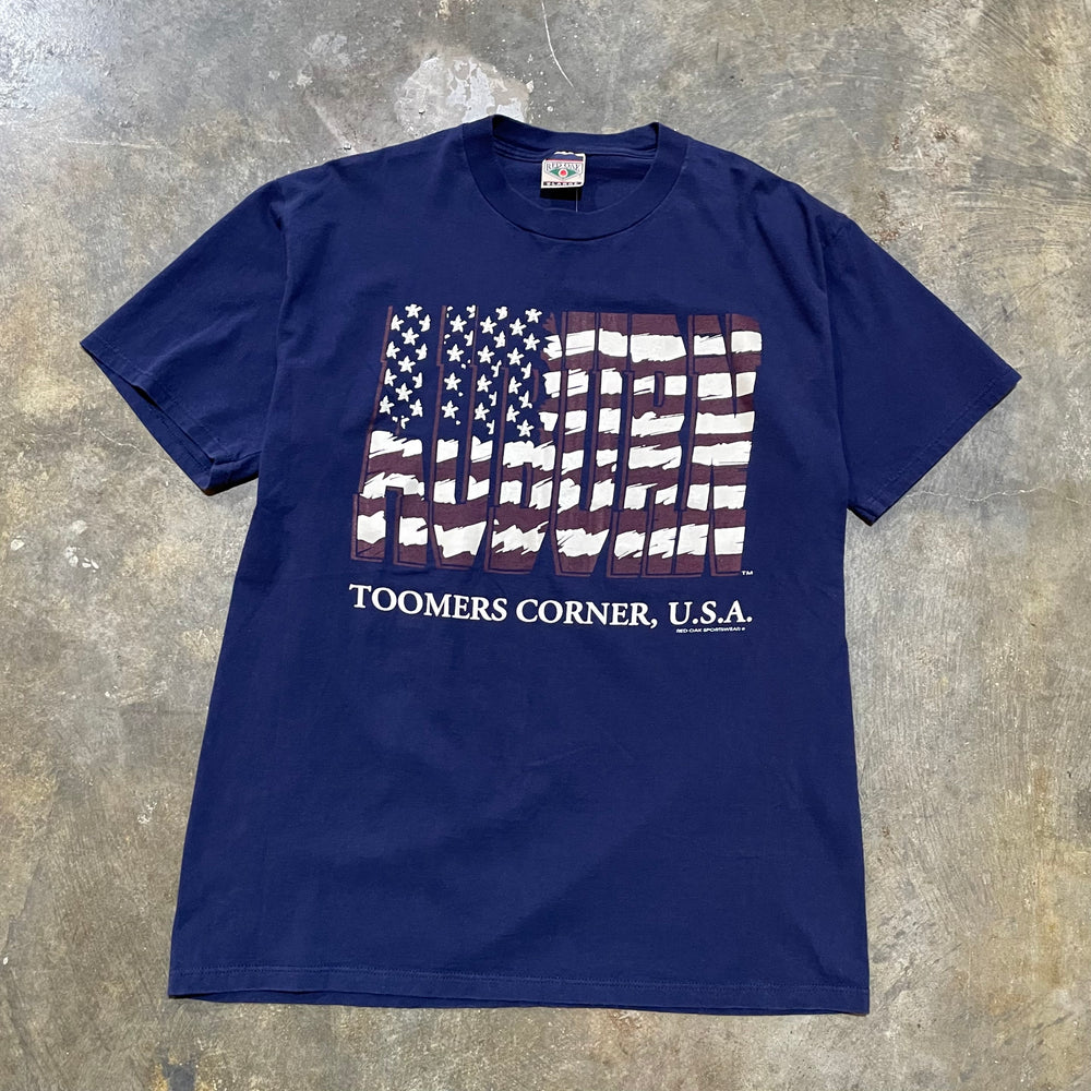 Auburn Red Oak USA Flag Tee