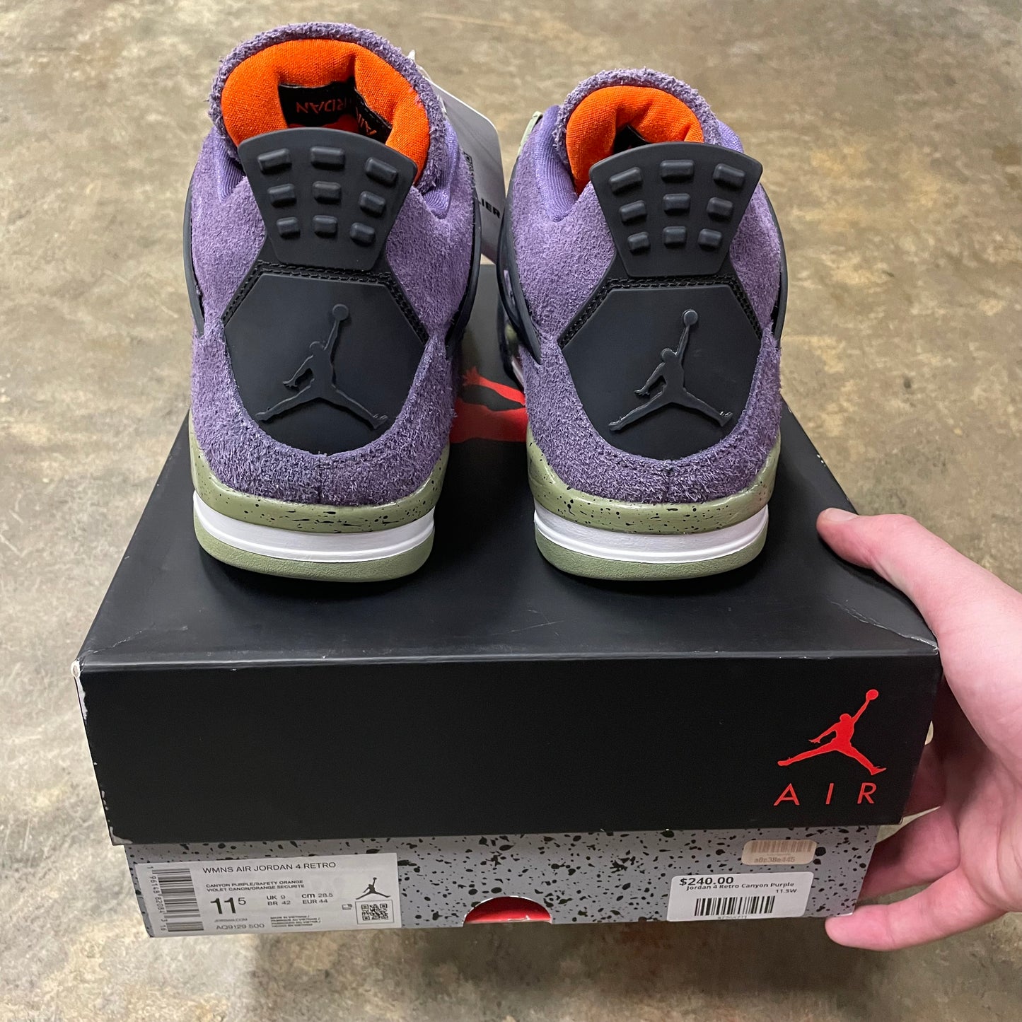 Jordan 4 Retro Canyon Purple