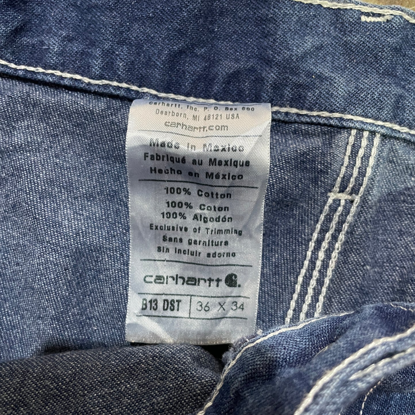 Dark denim Carhartt carpenter Pants24