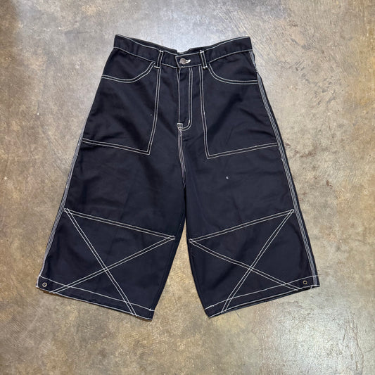 Black Ecko Canvas Shorts