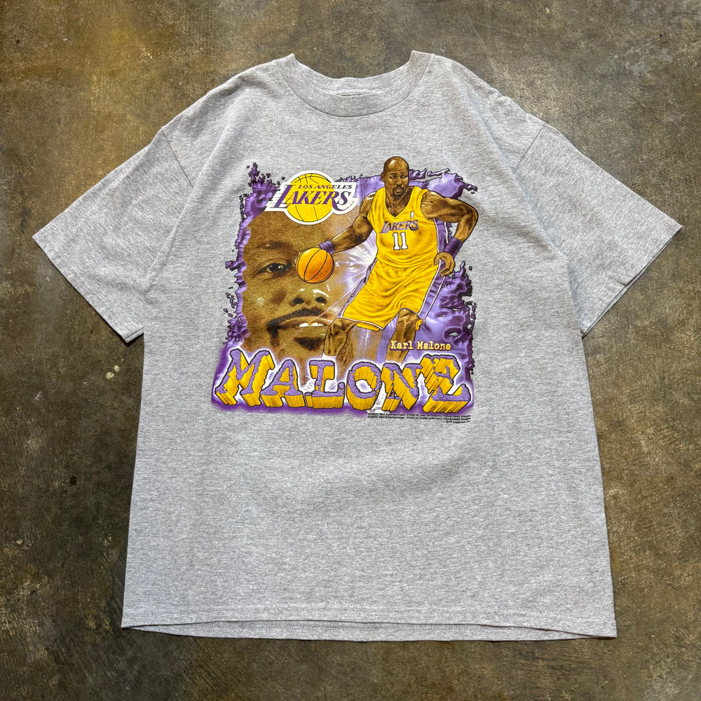 Karl Malone Lakers Player Tee L