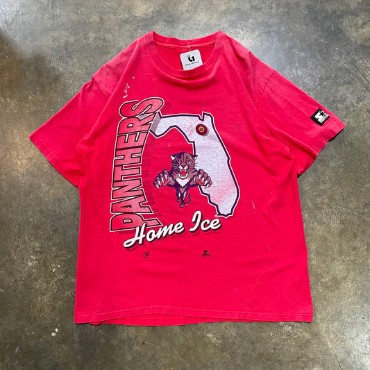 Red Florida Panthers Home Ice Tee