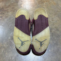 No Box Jordan 5 Burgundy