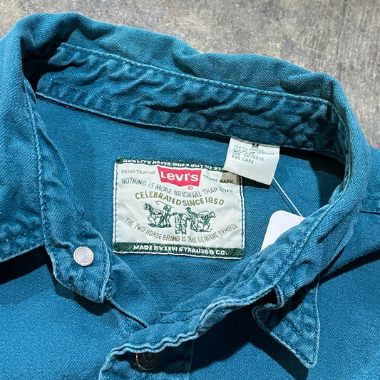 Teal Levis Button Up Shirt