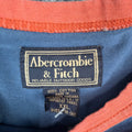Abercrombie & Fitch Ringer Tee - Blue with Orange (XXL)