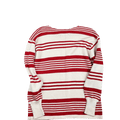 Polo by Ralph Lauren Striped Sweater - Red and Cream (M)
