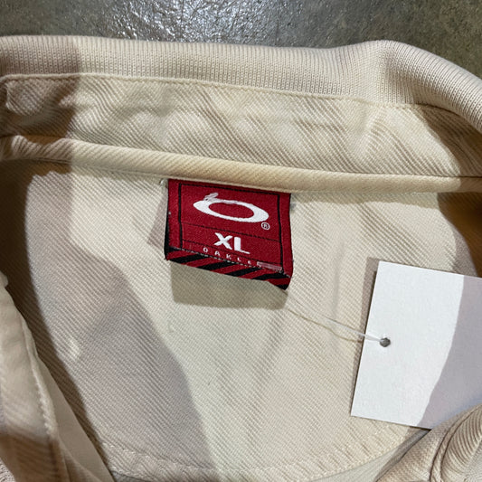 Cream Oakley Red Tag Polo
