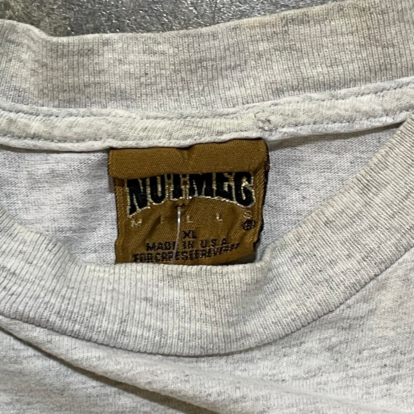 Nutmeg Texas Longhorns Grey Tee