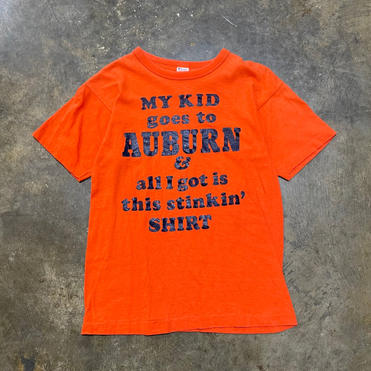 My Kids Goes To Auburn Orange Champion Tee