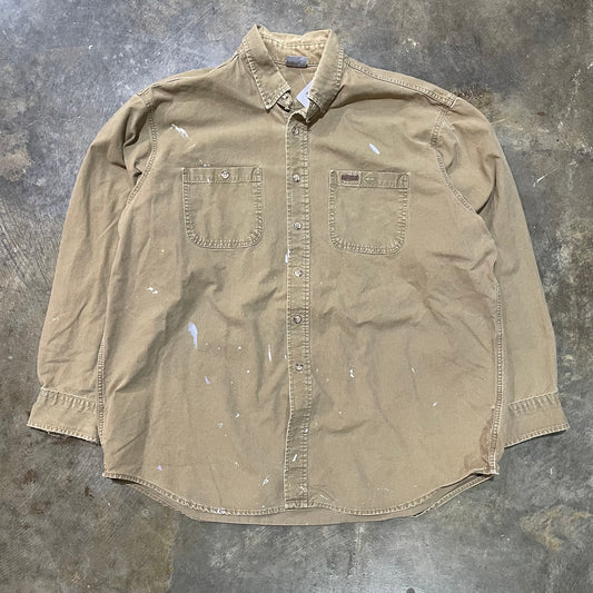 Tan Carhartt Painter Button Up