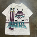Grey 1993 NHL Anaheim Mighty Ducks Salem Wrap Around AOP Tee