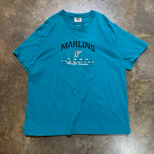 1997 Florida Marlins Embroidred Tee  (One Per Order)