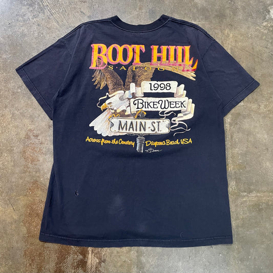 Black '98 Boothill Bike Week Tee