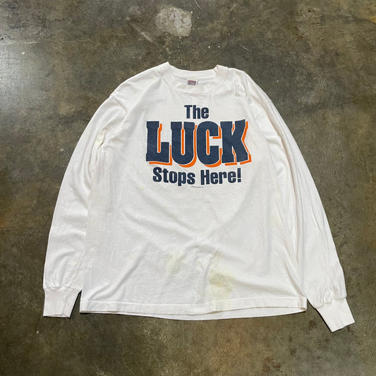 Auburn The Luck Stops Here L/S Tee