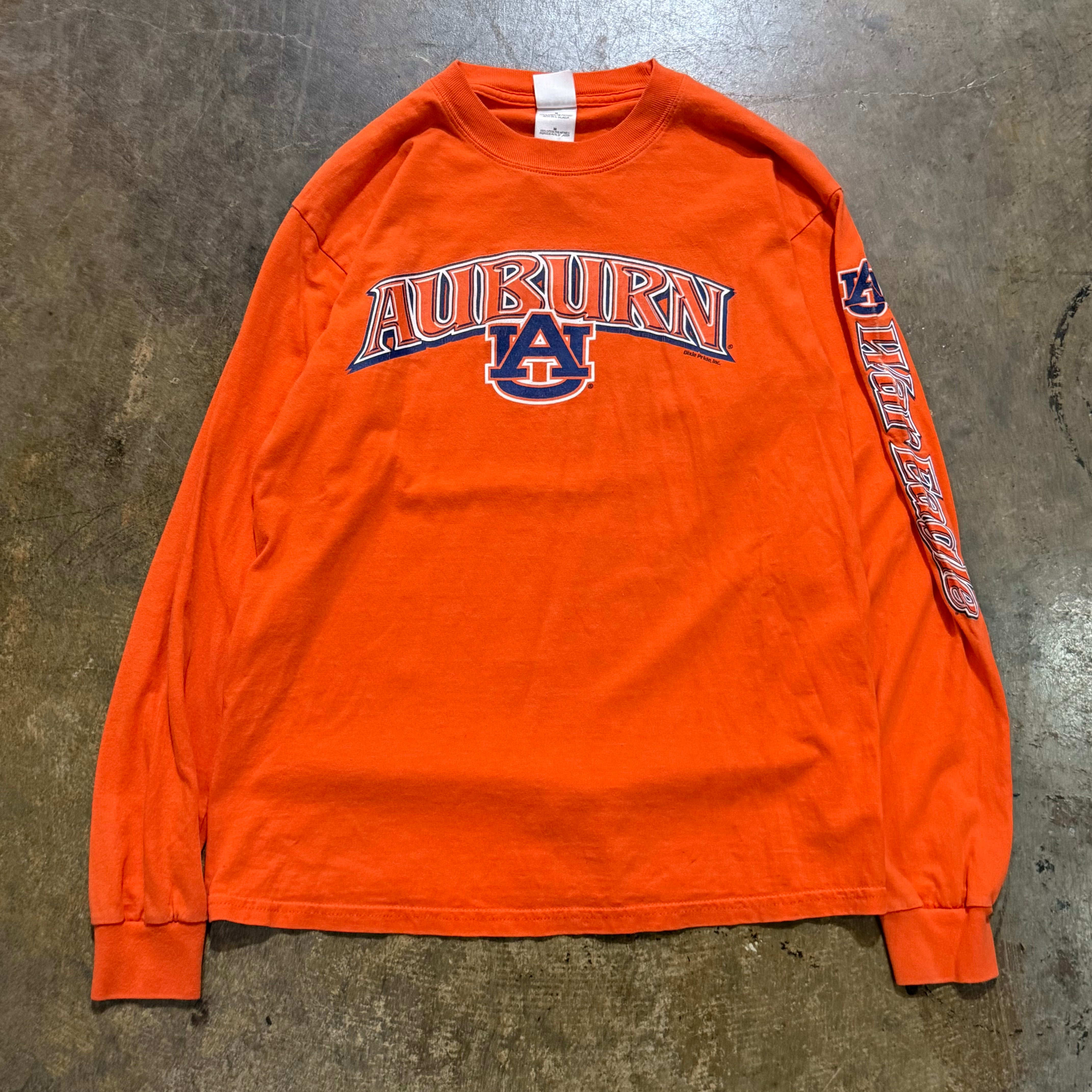 Y2K Orange Auburn Dixie Pride LS Sleeve Hit Tee