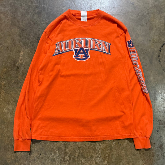 Y2K Orange Auburn Dixie Pride LS Sleeve Hit Tee