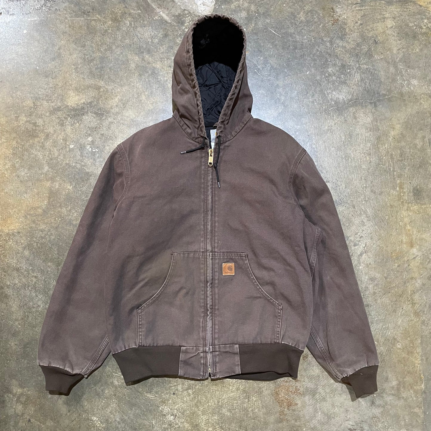 Brown Lightweight Carhartt Hooded Jacket55