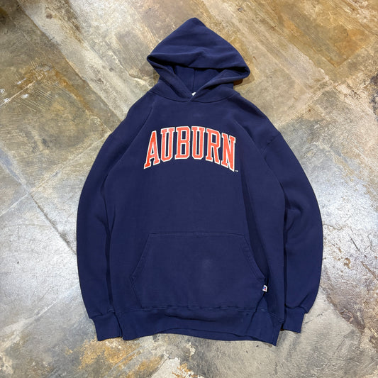 AUburn Classic Spellout Russell Navy Hoodie