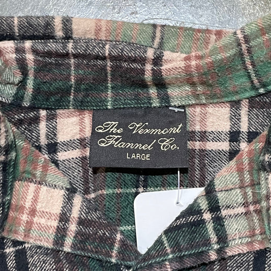 The Vermont Flannel Green Brown