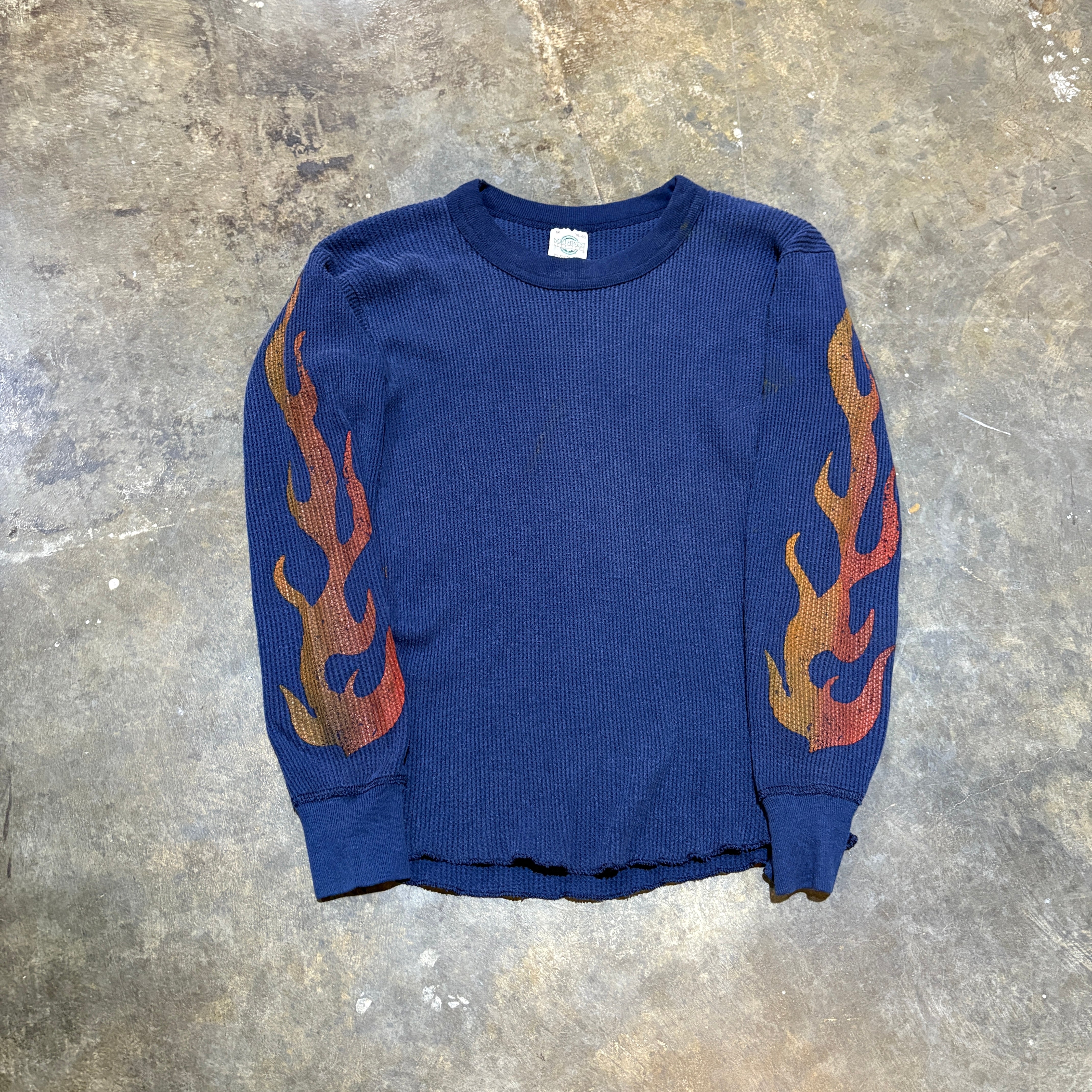Navy Flame Sleeve Thermal