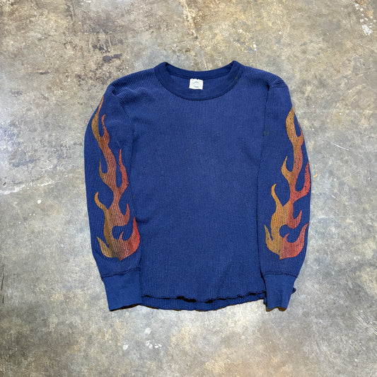 Navy Flame Sleeve Thermal