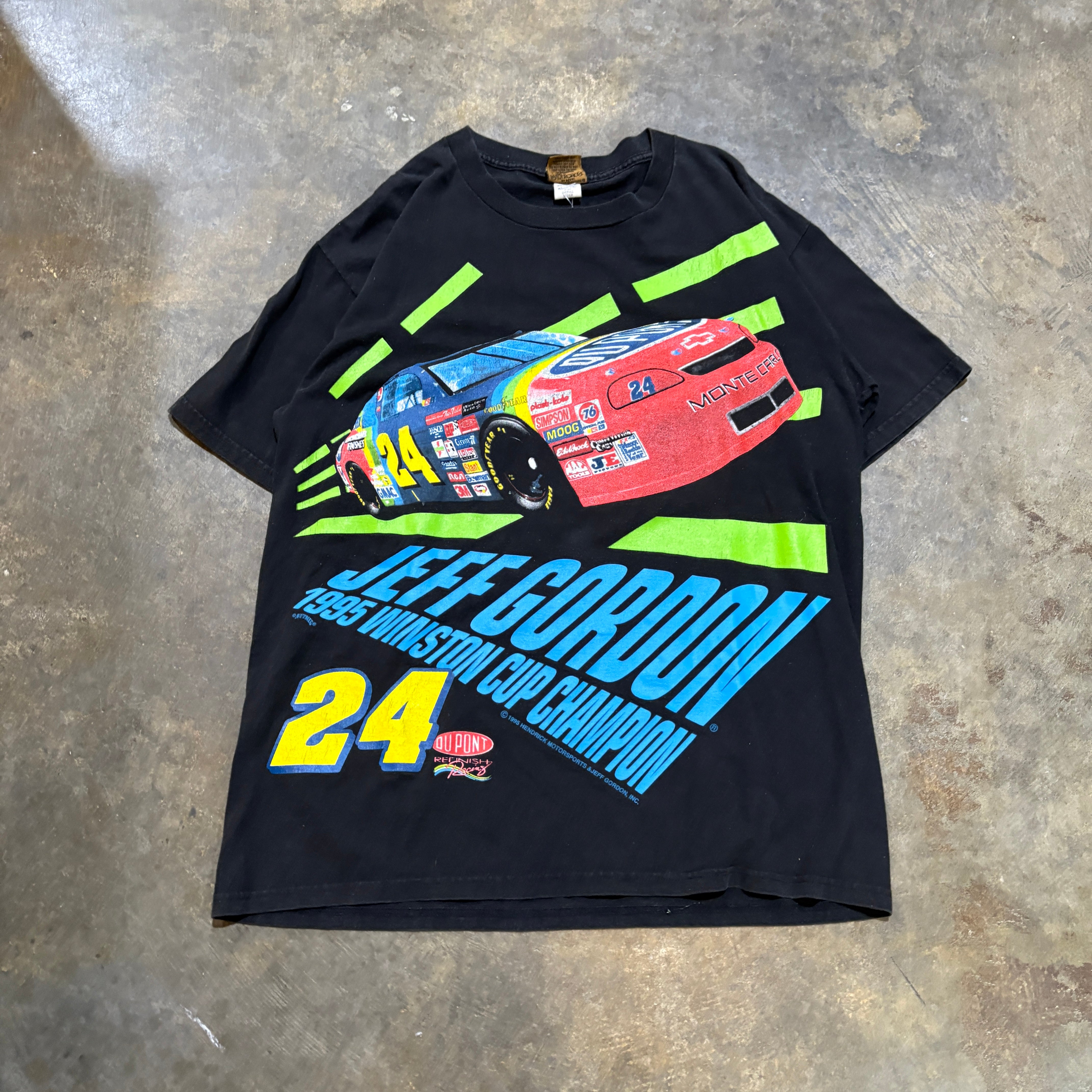 Black Nutmeg AOP Jeff Gordan Tee